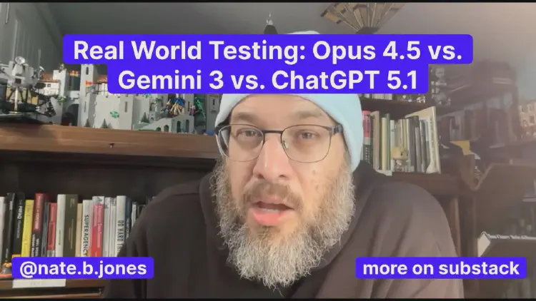 Real World Testing: Opus 4.5 vs. Gemini 3 vs. ChatGPT 5.1