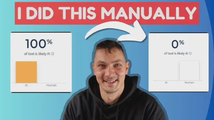 AI Detector Bypass - Learn to Manually Humanise AI content with me!