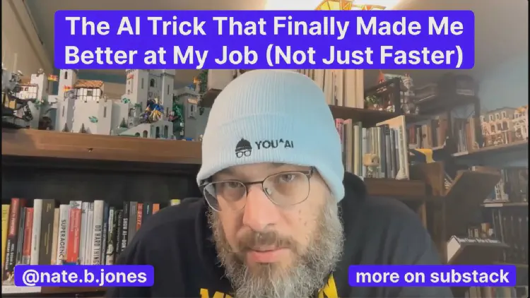 The Al Trick That Finally Made Me Better at My Job (Not Just Faster)