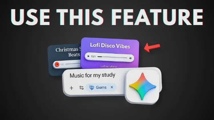 How to Generate STUDIO-QUALITY Music in Gemini AI with The NEW Gems Feature