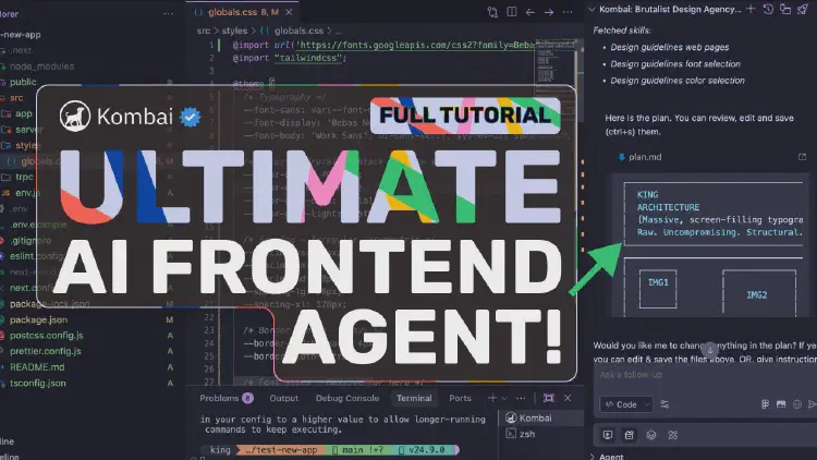 Stop Shipping AI SLOP UI: This AI Frontend Agent is Insane (Kombai)